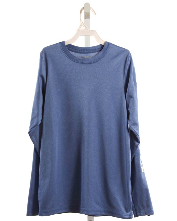 COLUMBIA  BLUE    KNIT LS SHIRT