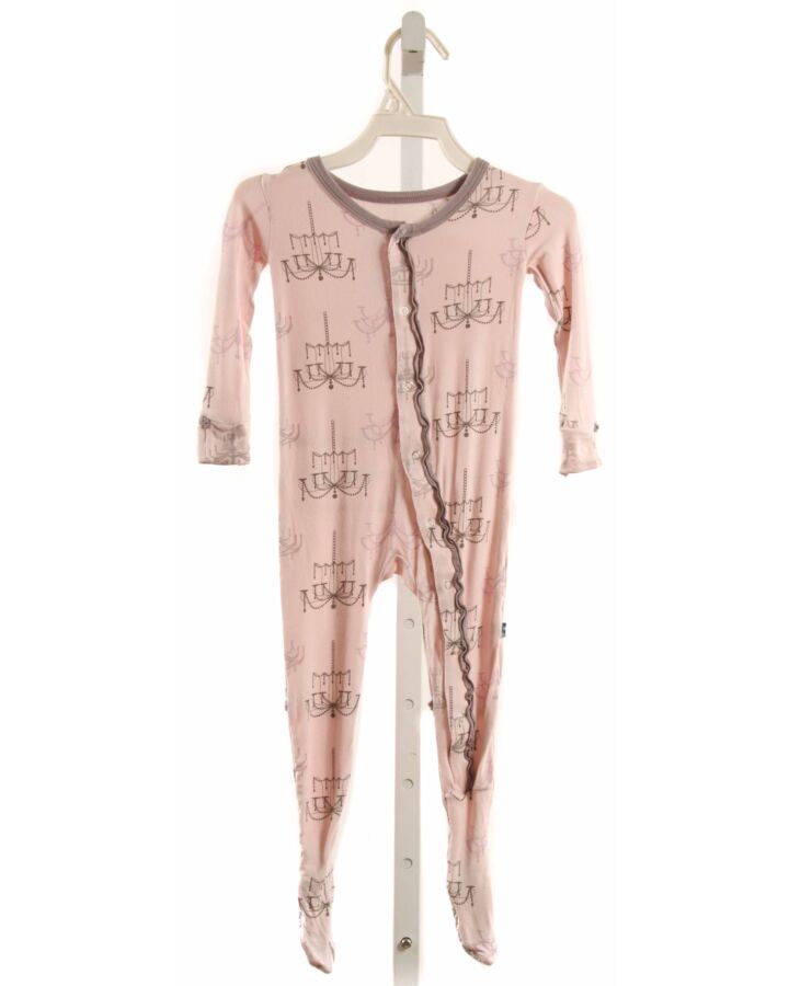 KICKEE PANTS  LT PINK    LOUNGEWEAR WITH RUFFLE