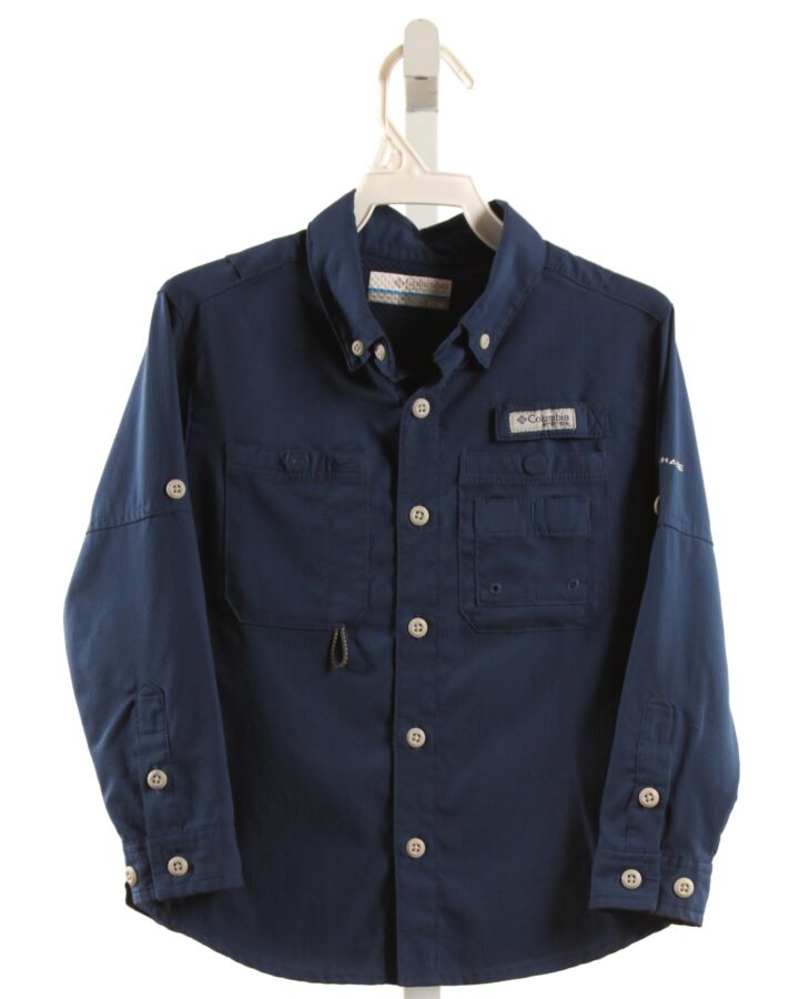 COLUMBIA  BLUE    DRESS SHIRT