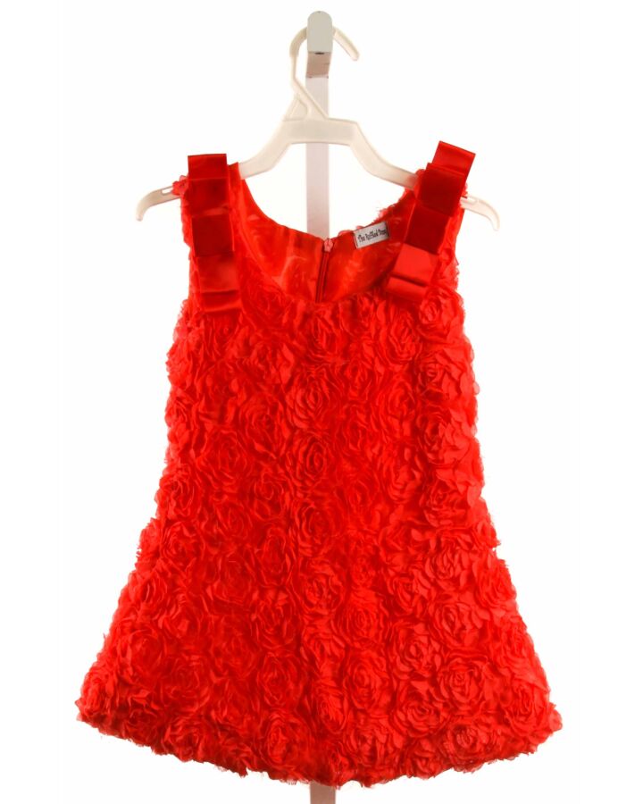 RUFFLE BUM  RED TULLE   PARTY DRESS
