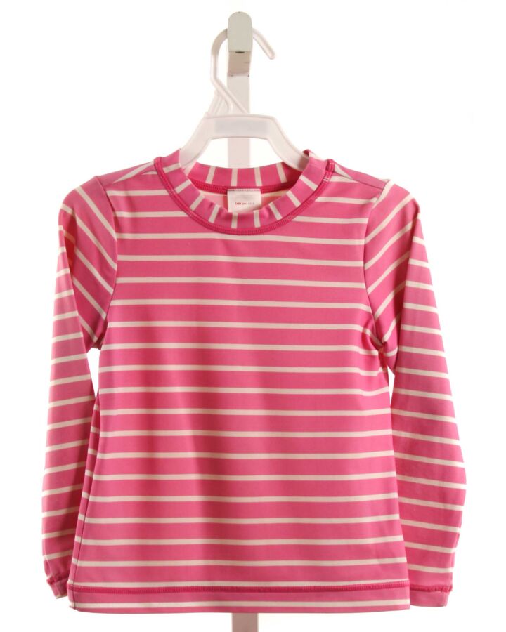 HANNA ANDERSSON  PINK  STRIPED  RASH GUARD