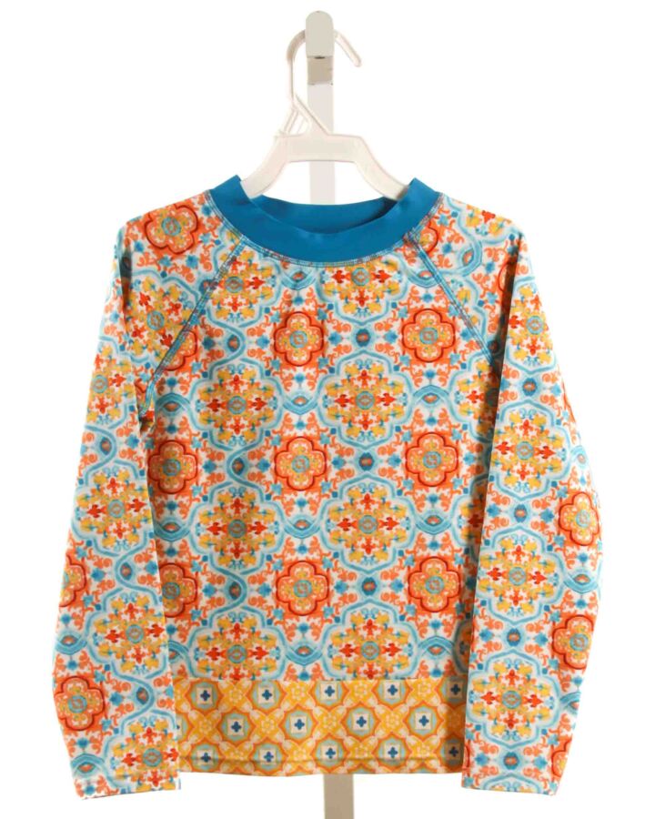 FLOATIMINI  BLUE   PRINTED DESIGN RASH GUARD