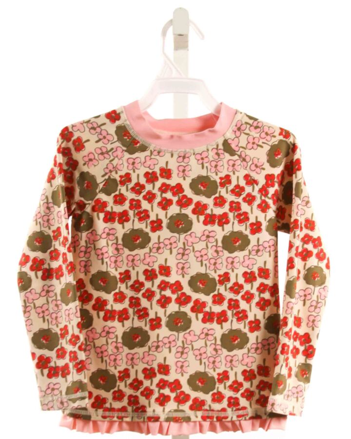 HANNA ANDERSSON  PINK  FLORAL  RASH GUARD