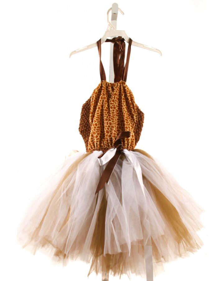 NO TAG  BROWN   PRINTED DESIGN COSTUME