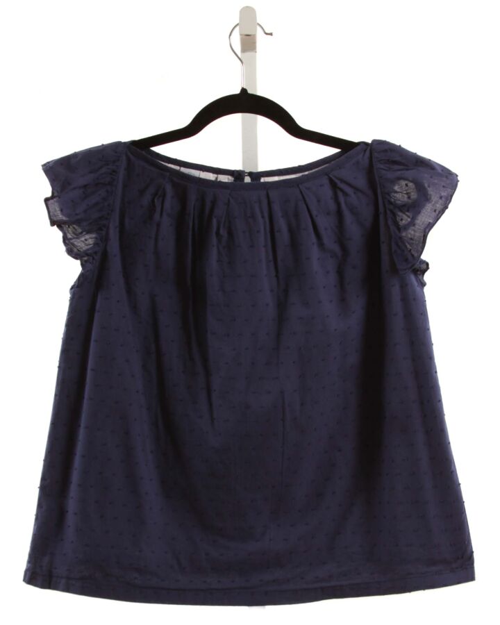 MARY & GRACE  NAVY SWISS DOT   SLEEVELESS SHIRT