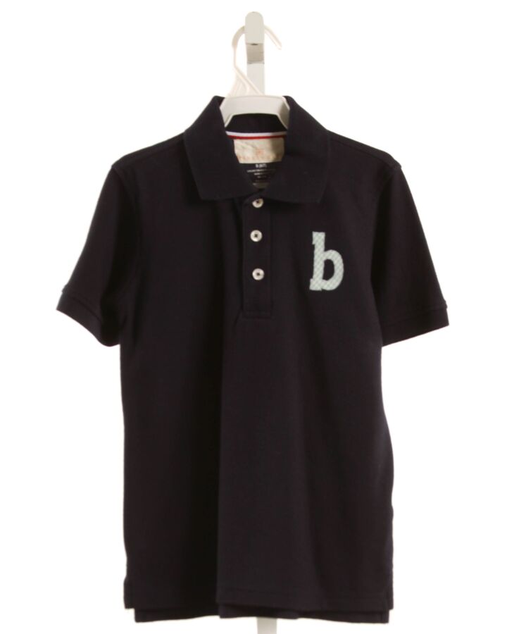 HANNAH KATE  NAVY   APPLIQUED KNIT SS SHIRT