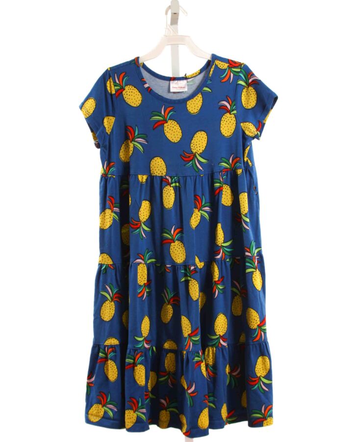 HANNA ANDERSSON  BLUE  PRINT  KNIT DRESS