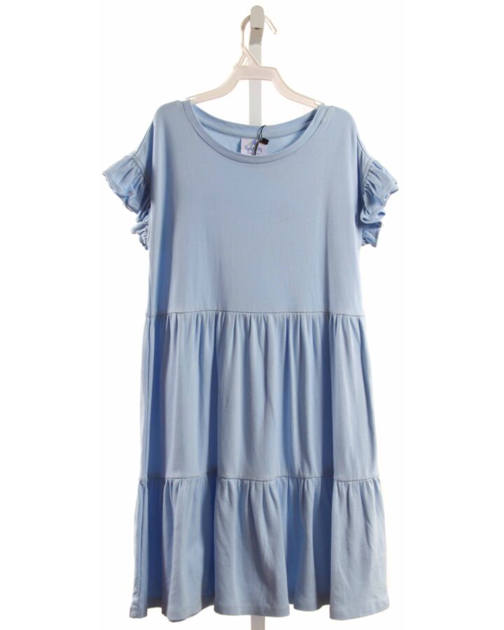 EYELET & IVY  LT BLUE    KNIT DRESS