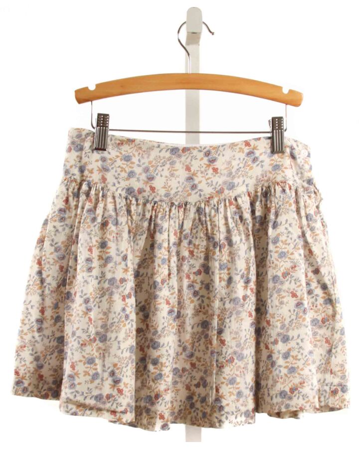 HANNAH KATE  LT BLUE  FLORAL  SKIRT