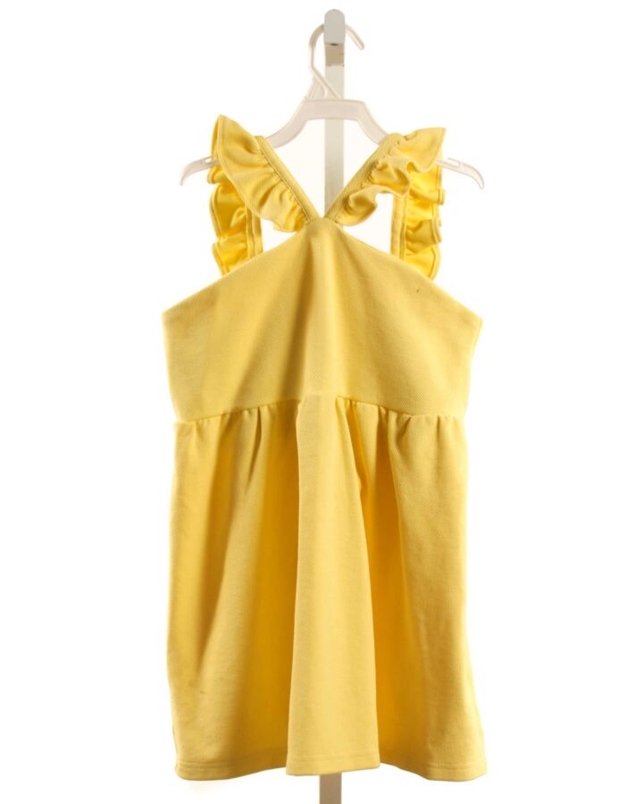 BISBY BY LITTLE ENGLISH  YELLOW PIQUE   SLEEVELESS SHIRT