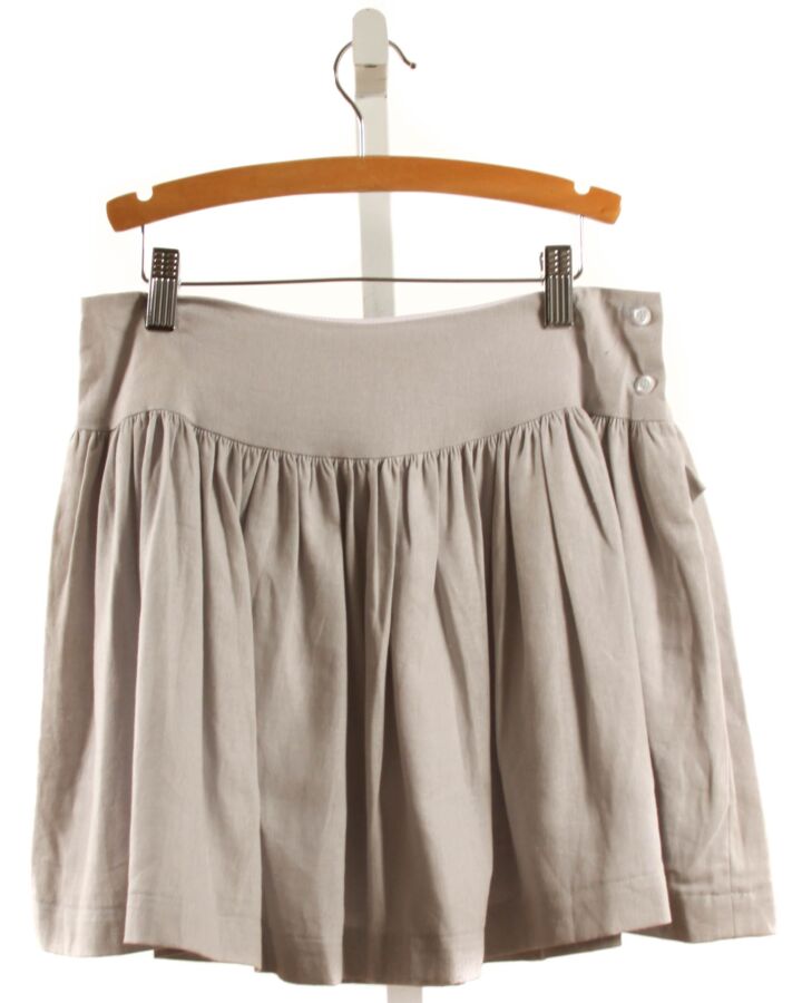 HANNAH KATE  GRAY LINEN   SKIRT
