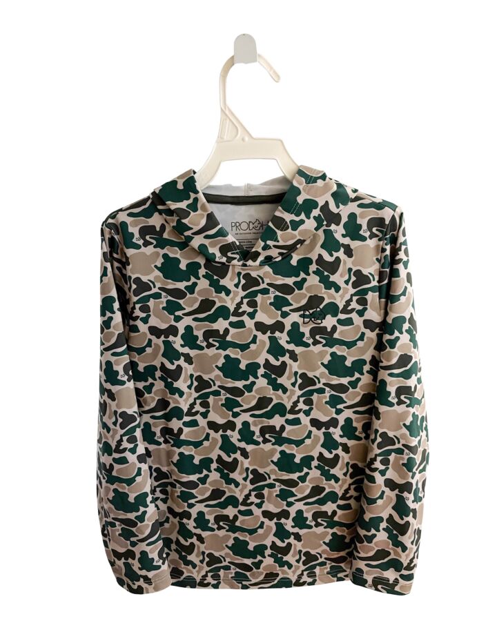 PRODOH  GREEN   PRINTED DESIGN PULLOVER