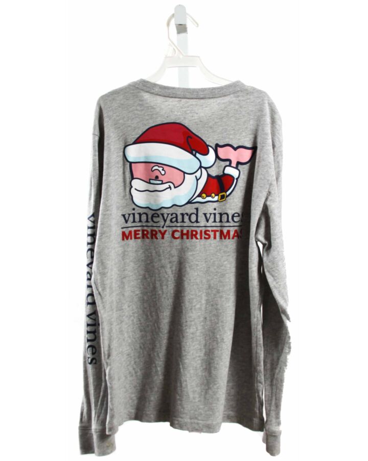 VINEYARD VINES  GRAY   PRINTED DESIGN T-SHIRT