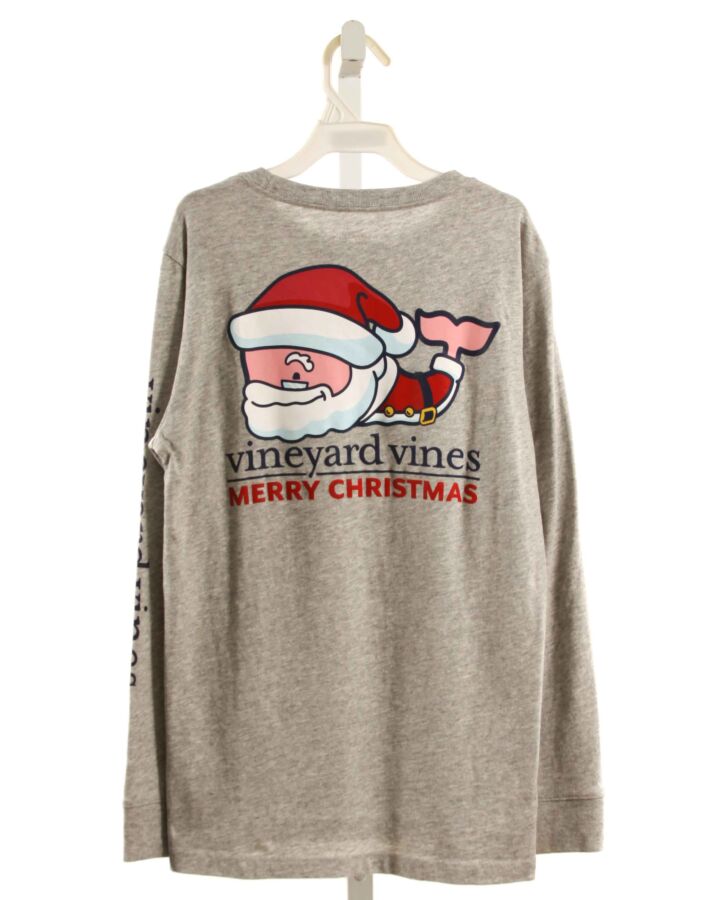 VINEYARD VINES  GRAY   PRINTED DESIGN T-SHIRT