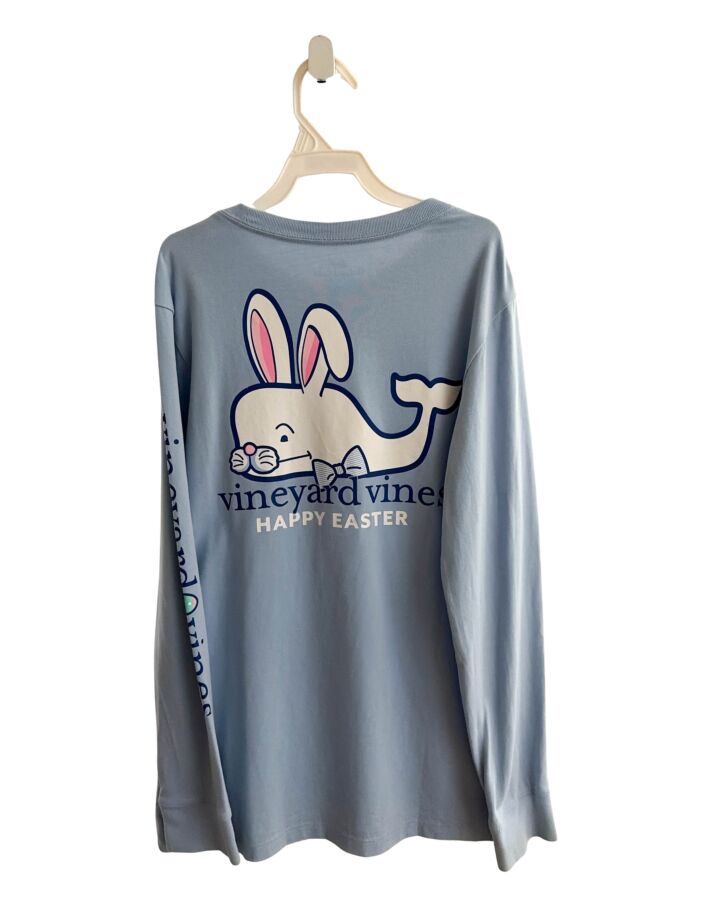 VINEYARD VINES  BLUE   PRINTED DESIGN T-SHIRT