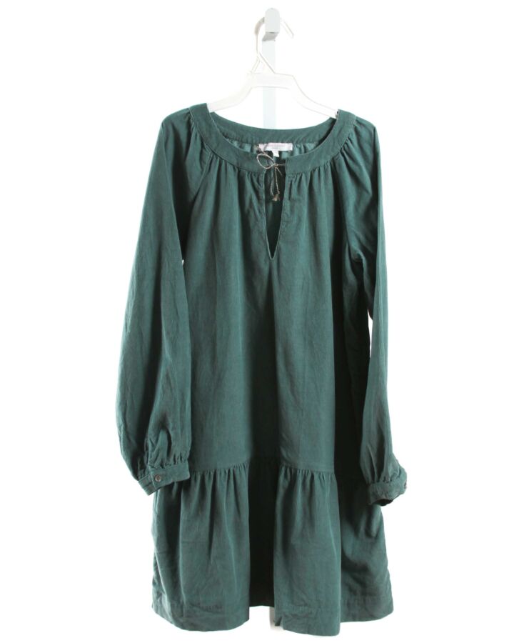 PETITE LUCETTE  GREEN CORDUROY   DRESS