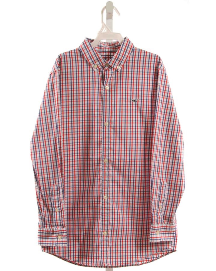 VINEYARD VINES  MULTI-COLOR  PLAID  DRESS SHIRT