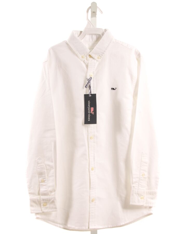 VINEYARD VINES  WHITE    DRESS SHIRT