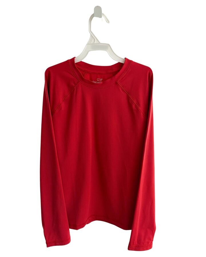 VINEYARD VINES  RED    RASH GUARD