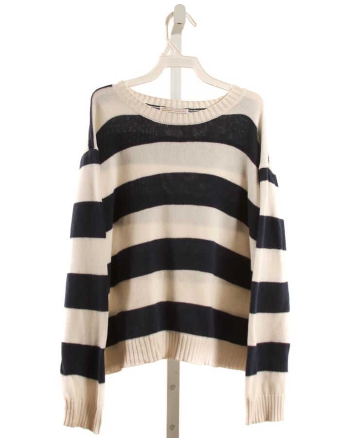 THE BEAUFORT BONNET COMPANY  NAVY  STRIPED  SWEATER