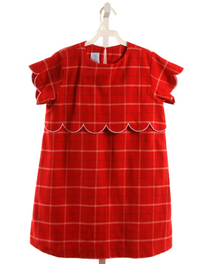 BELLA BLISS  RED  PLAID  DRESS