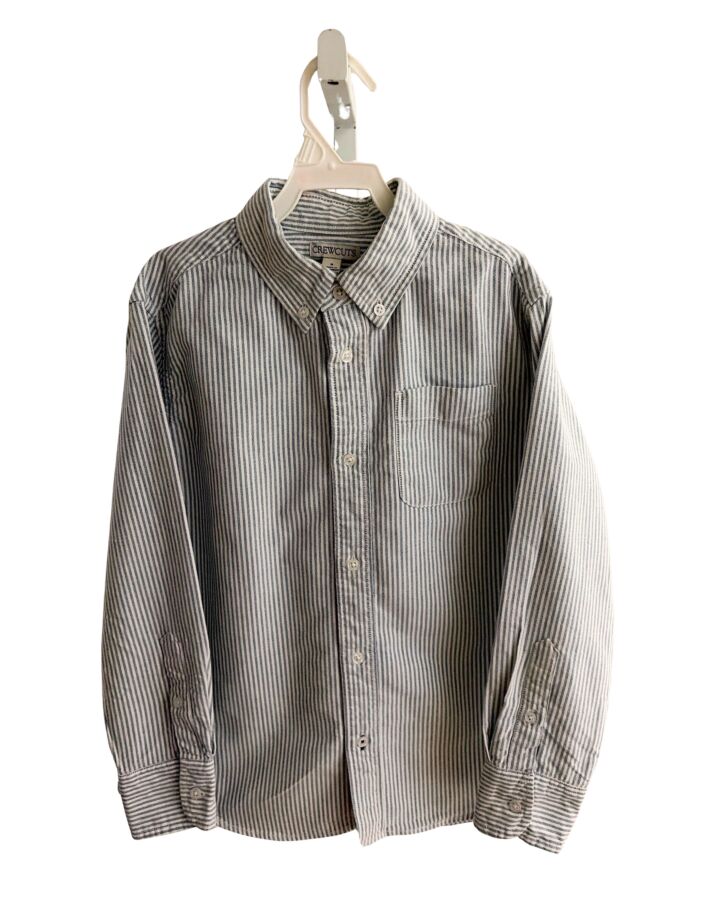 CREWCUTS  BLUE  STRIPED  DRESS SHIRT