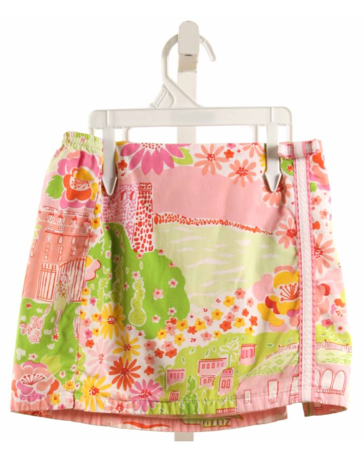 LILLY PULITZER  PINK  FLORAL  SKORT