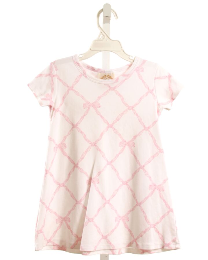 THE BEAUFORT BONNET COMPANY  LT PINK  PRINT  KNIT DRESS