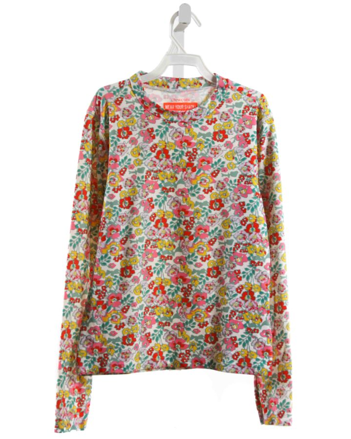 CREWCUTS  MULTI-COLOR  FLORAL  RASH GUARD