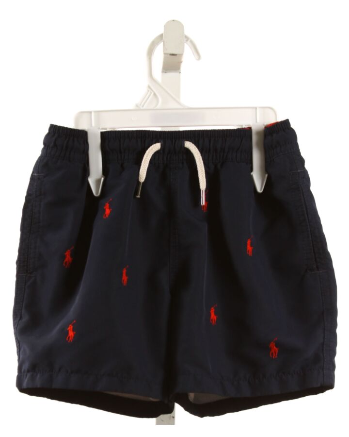 POLO BY RALPH LAUREN  NAVY    SWIM TRUNKS