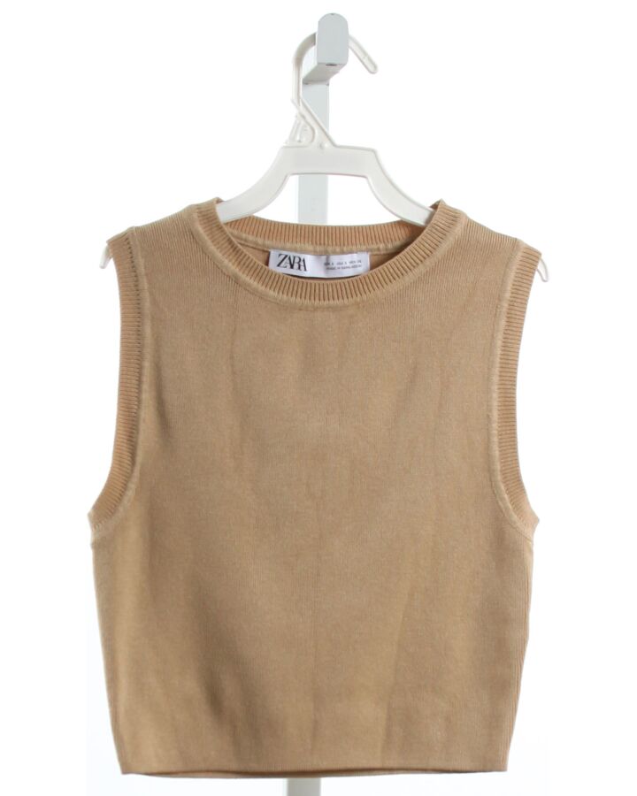 ZARA  BROWN    SWEATER VEST