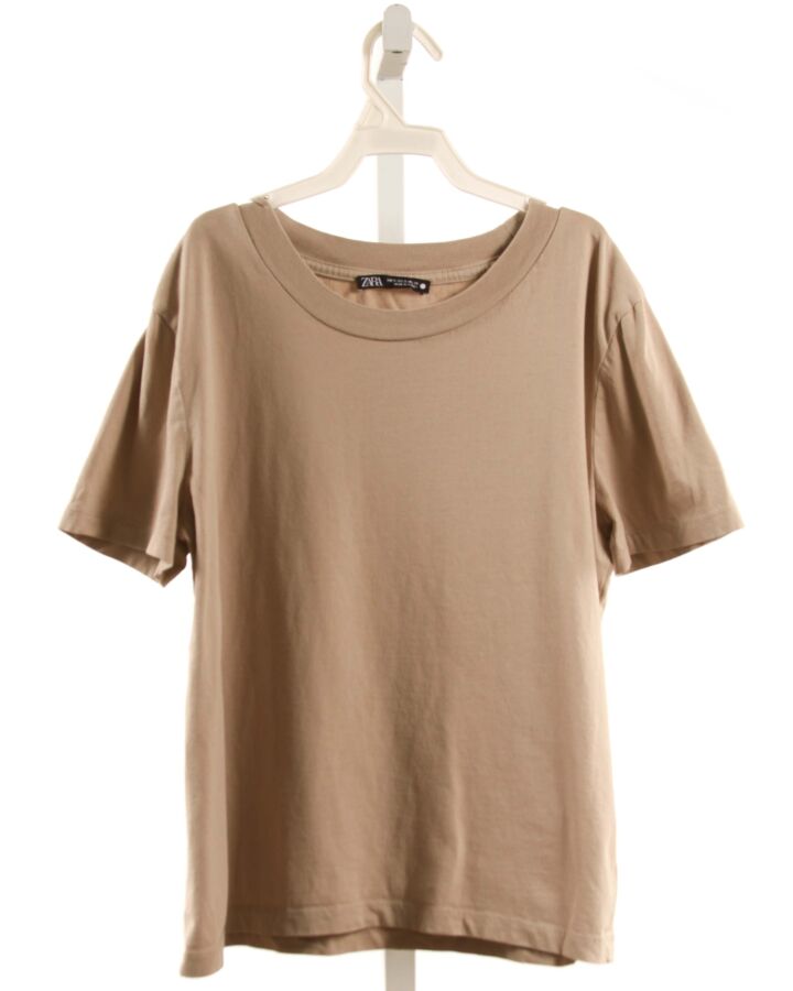 ZARA  BROWN    T-SHIRT