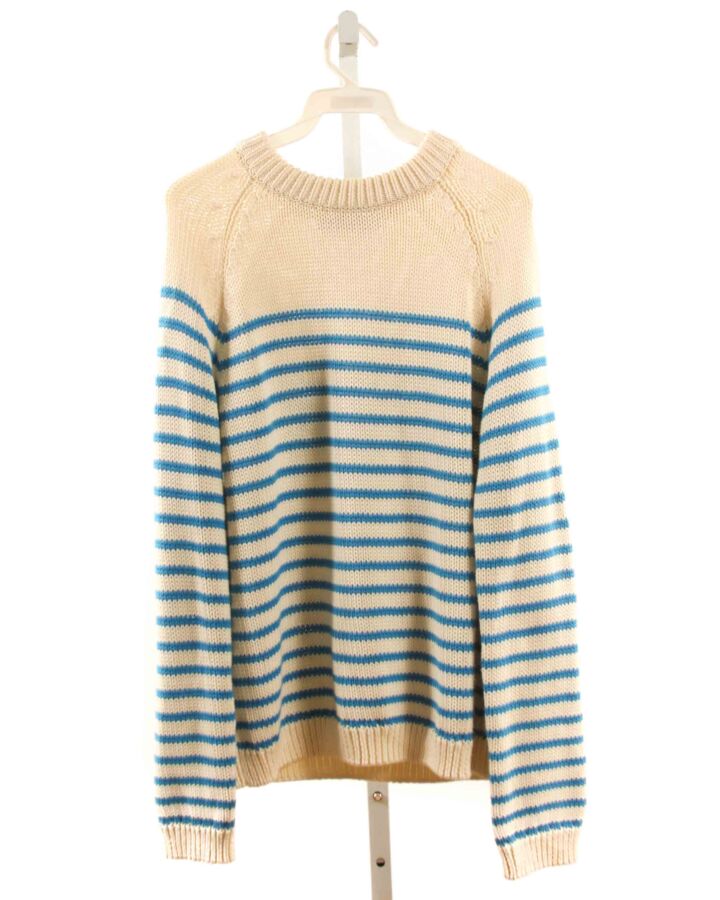 ZARA  BLUE  STRIPED  SWEATER