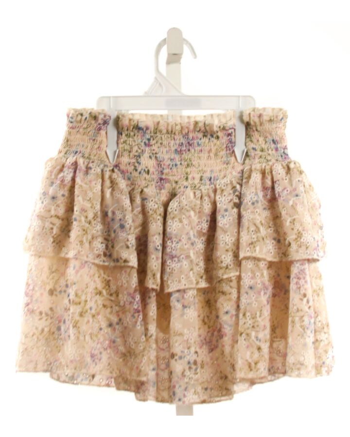 KATIEJNYC  IVORY EYELET FLORAL  SKIRT