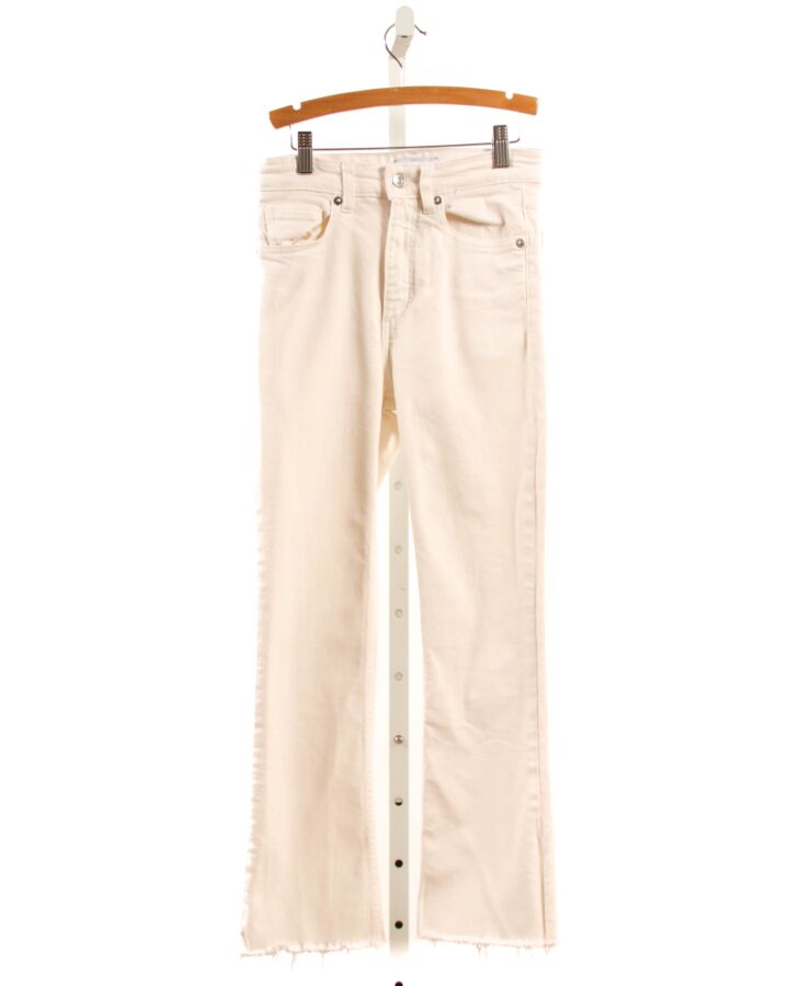 ZARA  WHITE DENIM   JEANS
