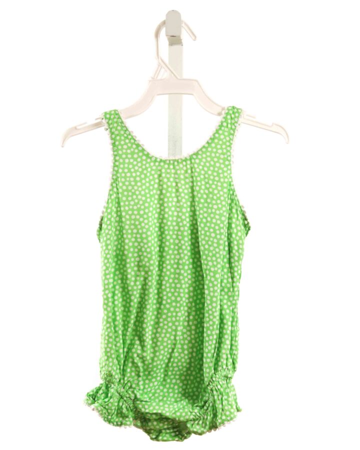 BELLA BLISS  LIME GREEN  POLKA DOT  BUBBLE WITH RIC RAC