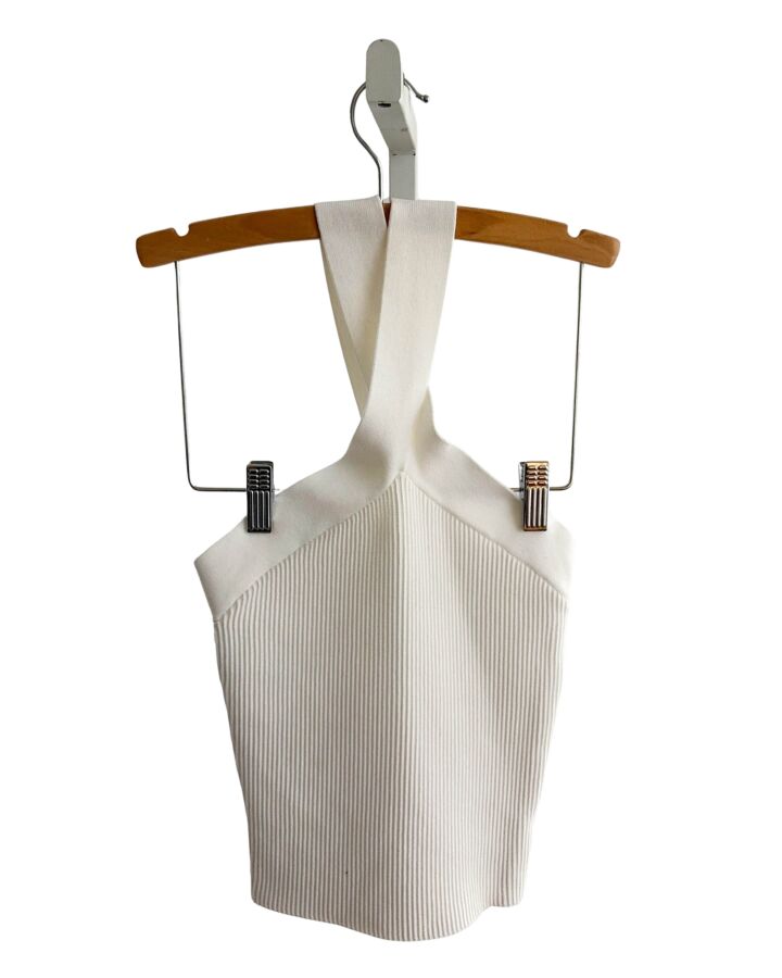 BABATON  WHITE    SLEEVELESS SHIRT