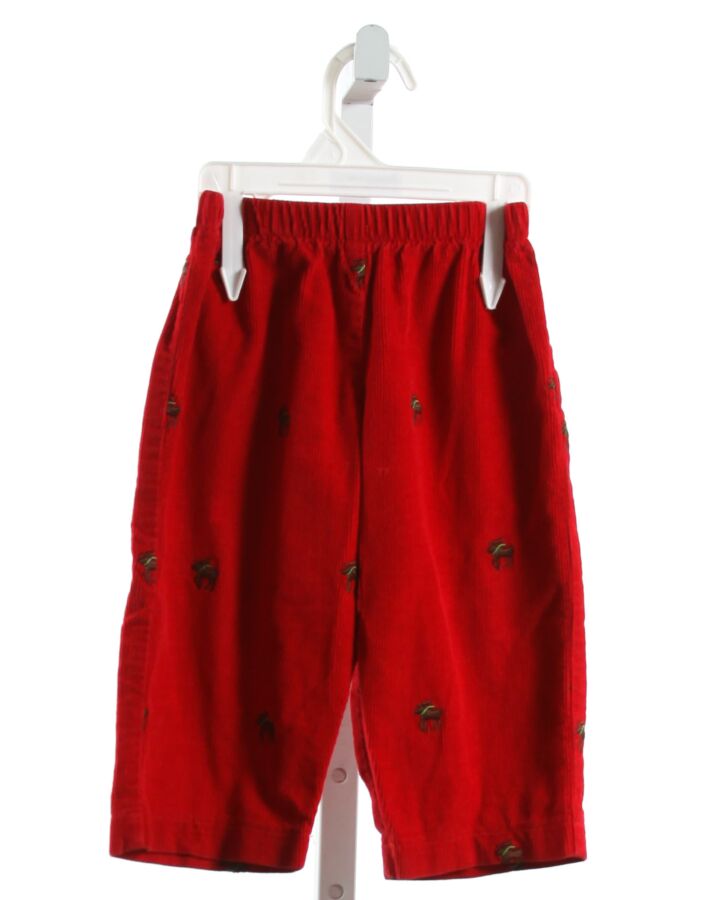 RAGSLAND  RED CORDUROY   PANTS