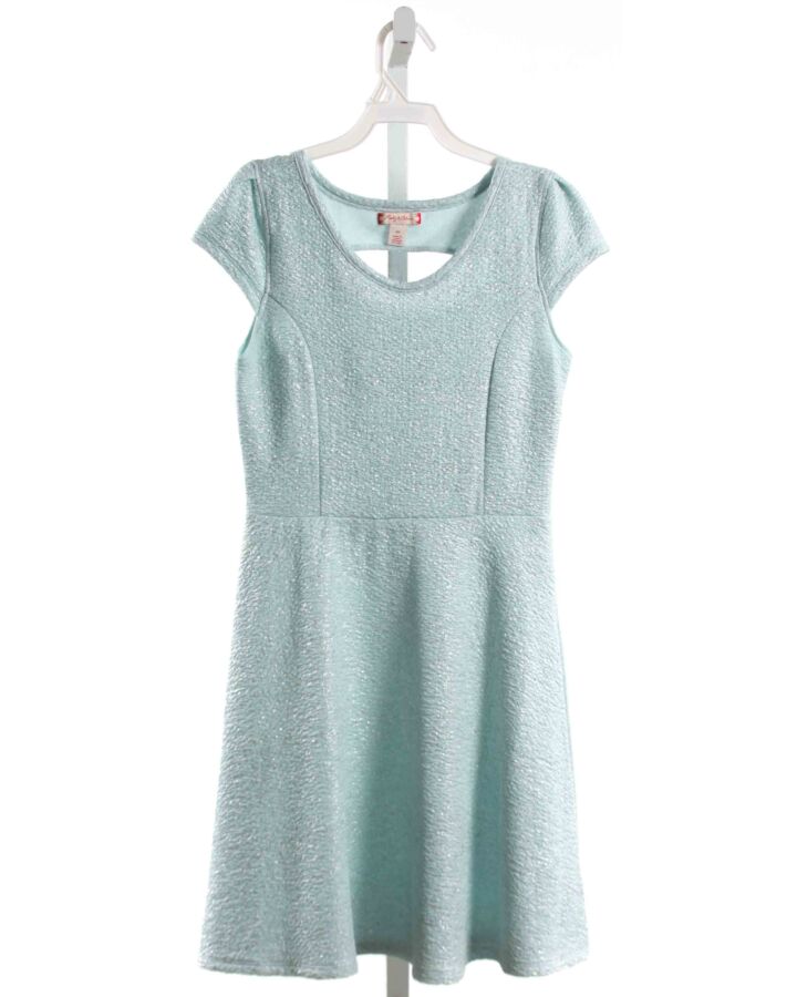 RUBY & BLOOM  AQUA SEERSUCKER   PARTY DRESS