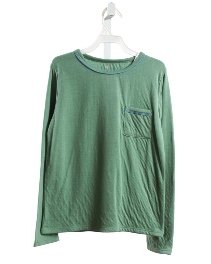 OSO & ME  GREEN KNIT   KNIT LS SHIRT