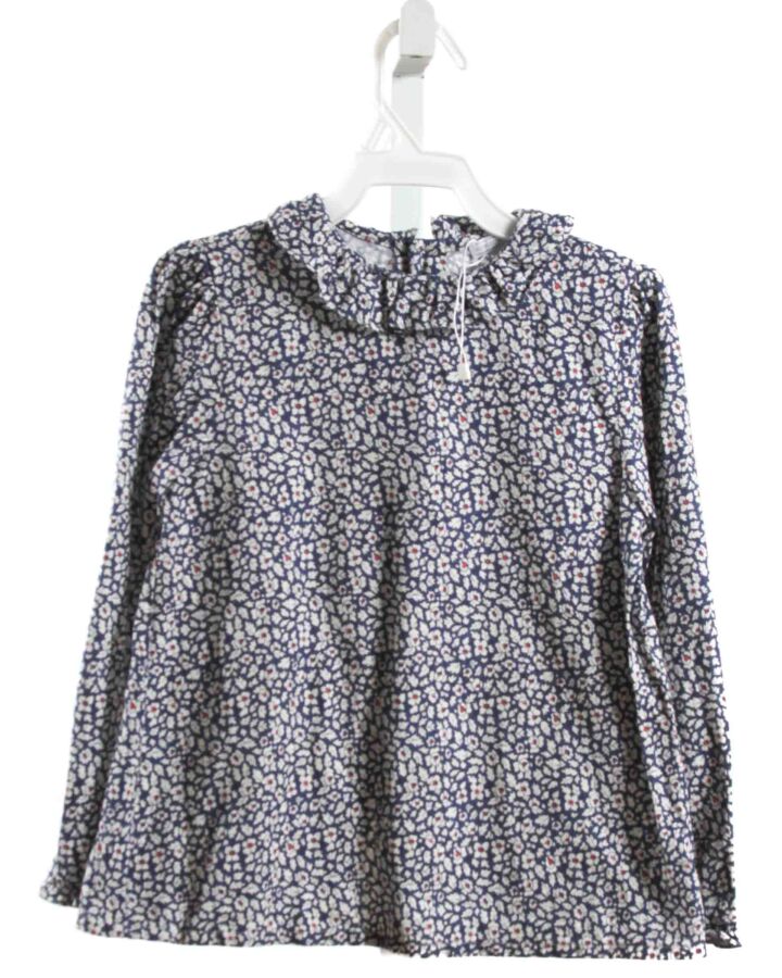 NICOLETTA FANNA  BLUE  FLORAL  SHIRT-LS