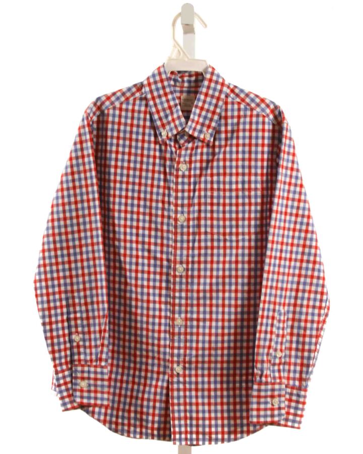 CREWCUTS  MULTI-COLOR  GINGHAM  DRESS SHIRT