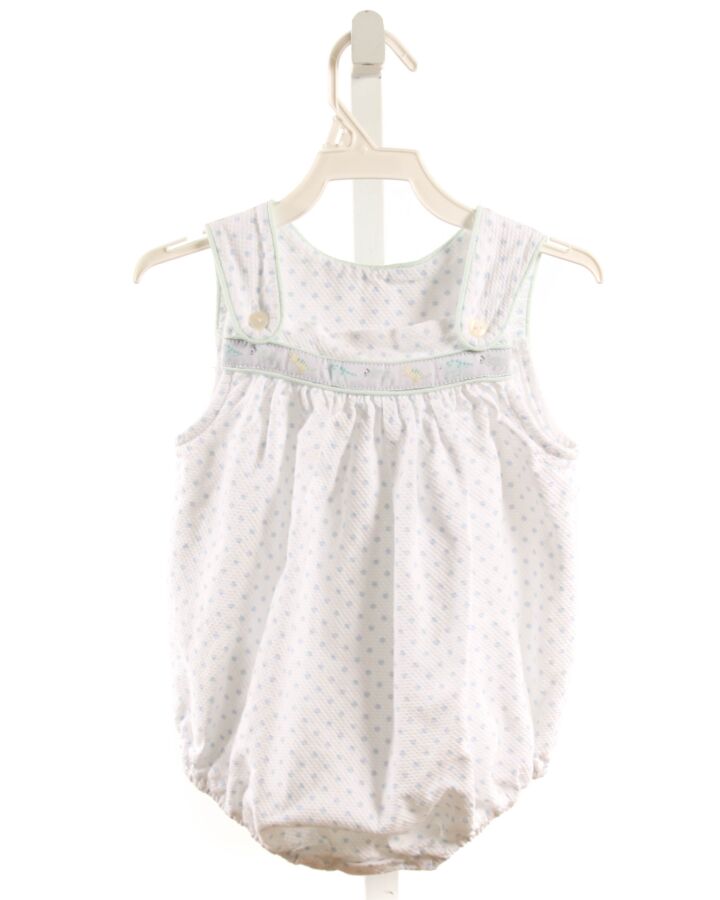 MARY & GRACE  LT BLUE PIQUE POLKA DOT  BUBBLE