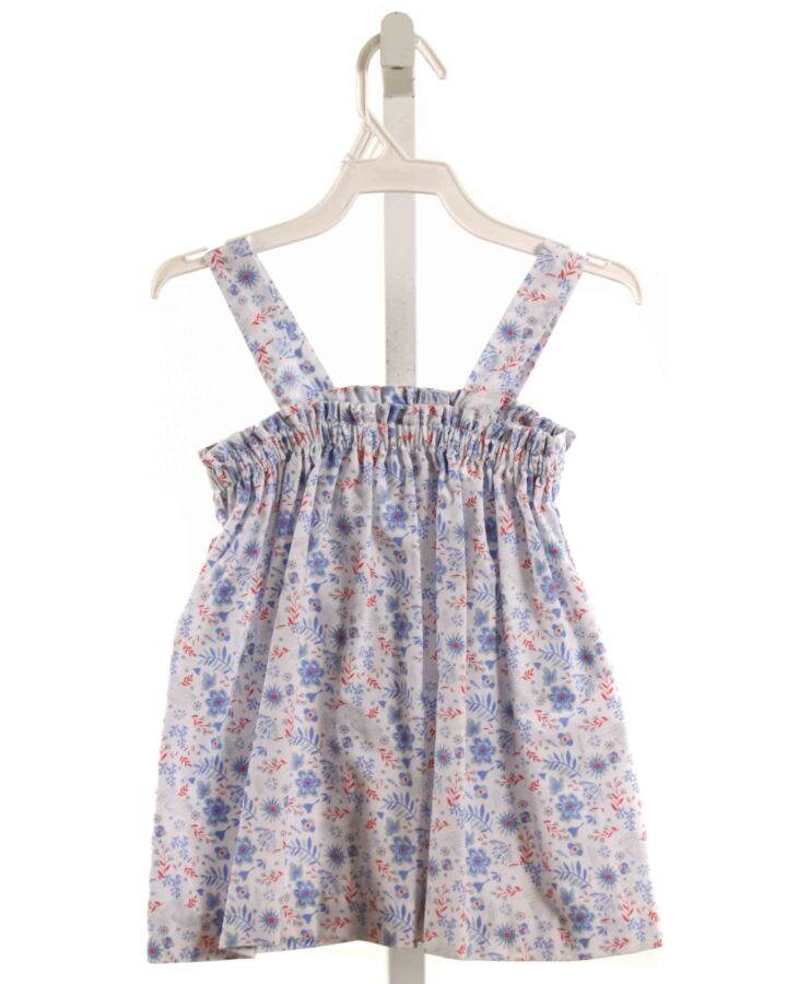 LITTLE ENGLISH  LT BLUE  FLORAL  SLEEVELESS SHIRT