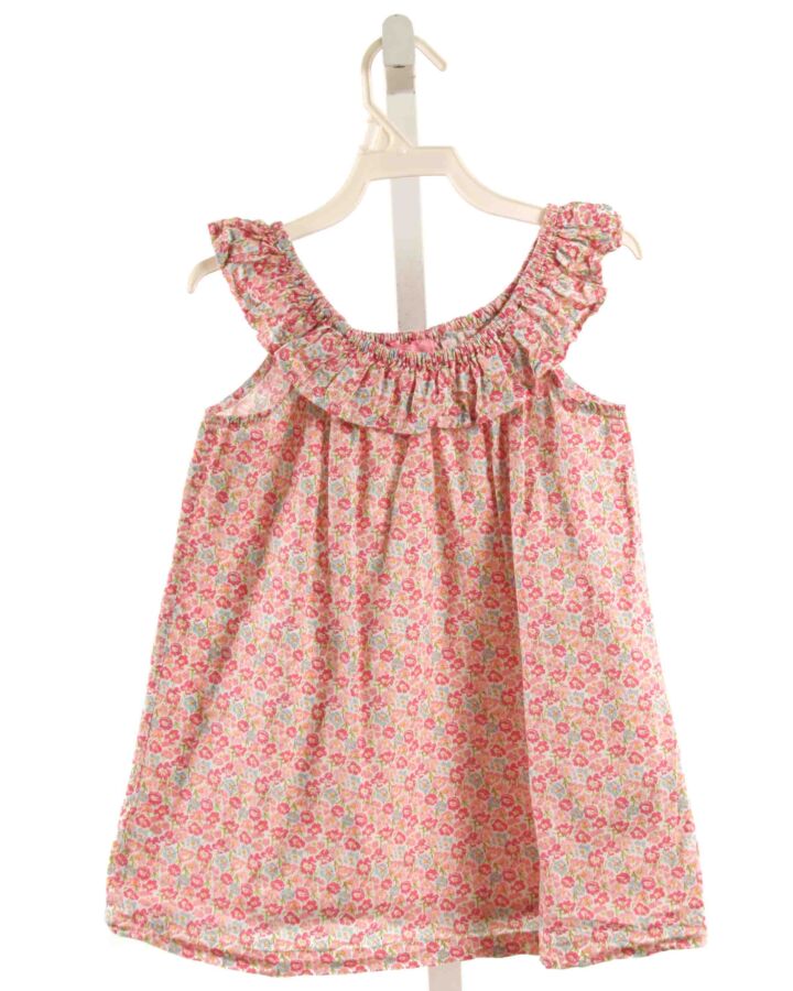 BISBY BY LITTLE ENGLISH  PINK  FLORAL  SLEEVELESS SHIRT