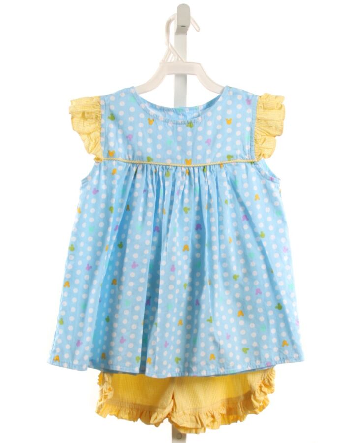 PBJ  AQUA  POLKA DOT  2-PIECE OUTFIT