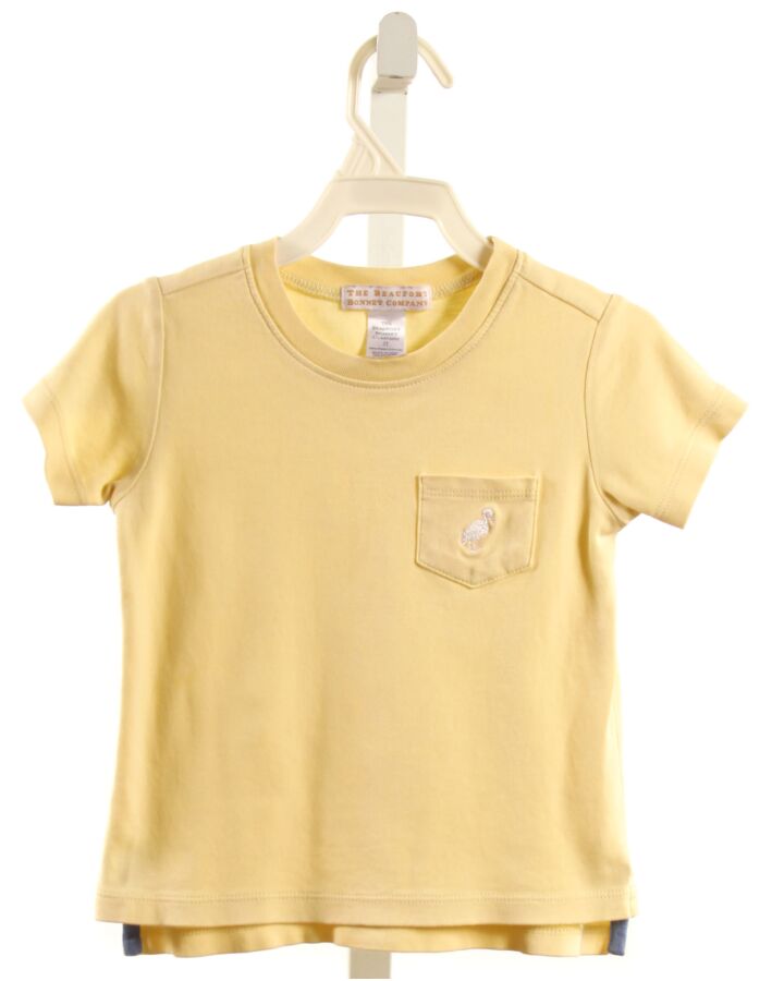 THE BEAUFORT BONNET COMPANY  YELLOW    T-SHIRT