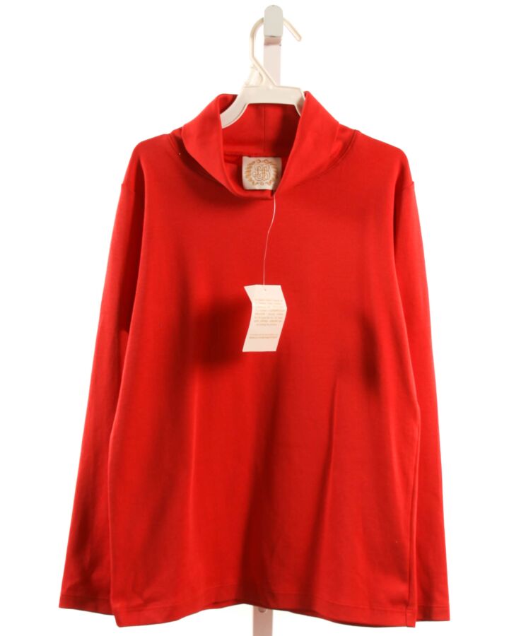 THE BEAUFORT BONNET COMPANY  RED    KNIT LS SHIRT