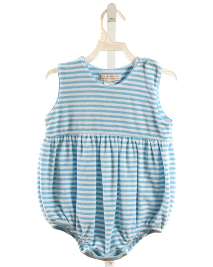 THE BEAUFORT BONNET COMPANY  BLUE TERRY CLOTH STRIPED  BUBBLE