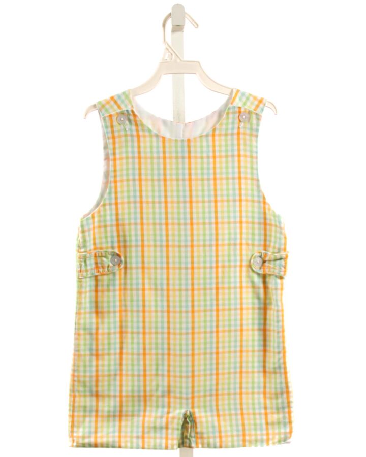 LITTLE ENGLISH  GREEN  PLAID  JON JON